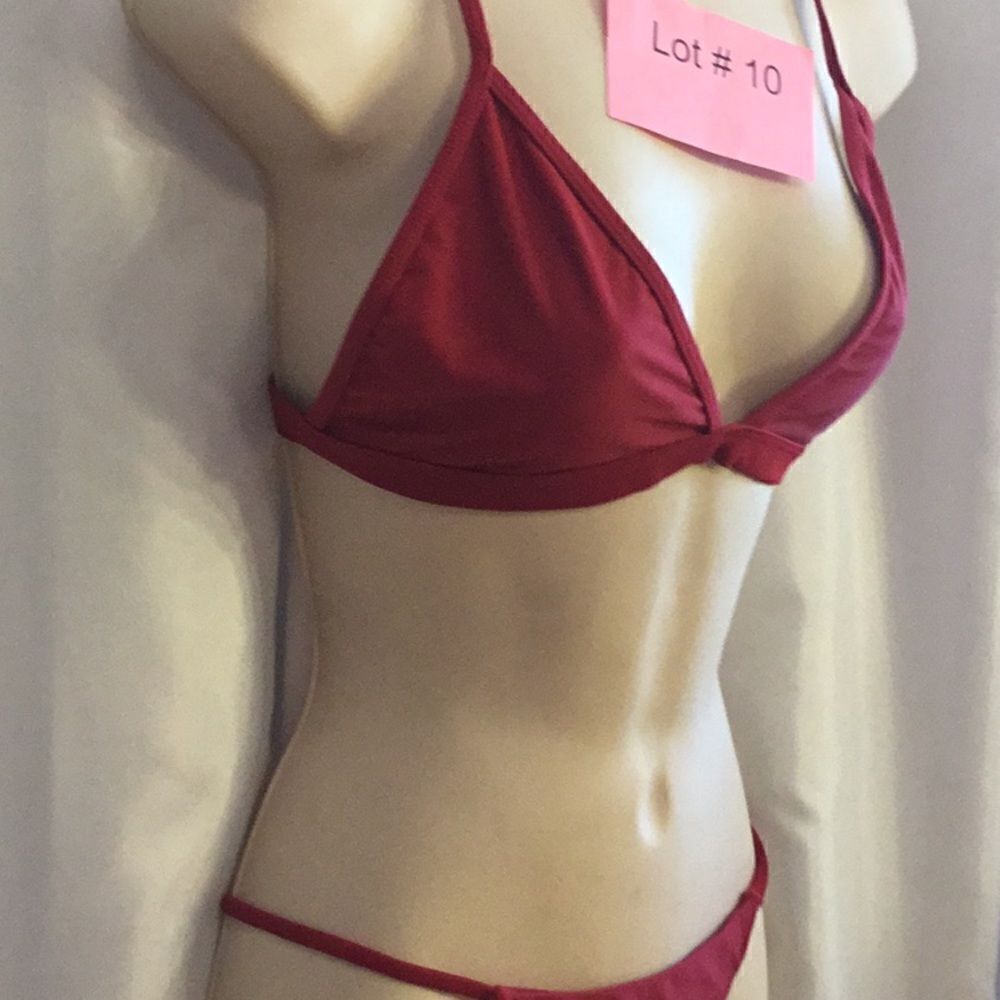 Nwot Red String Bikini In Size6 By M Zaful - image 5